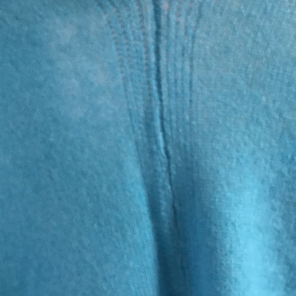 Turquoise cashmere Shrug /poncho - Picture 4 of 6